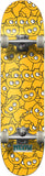 Meow Sticker Pile Skateboard Completo