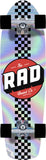 RAD Retro Checker Cruiser Skate Completo