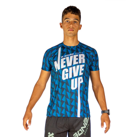 Trail Running T-Shirt “NEVER GIVE UP”