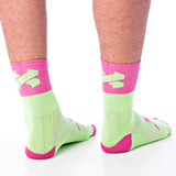 Multisport Socks Pink and Green