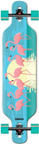 Madrid Drop-Thru Longboard Flamingos Completo